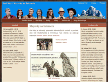 Tablet Screenshot of karel-may.majerco.net